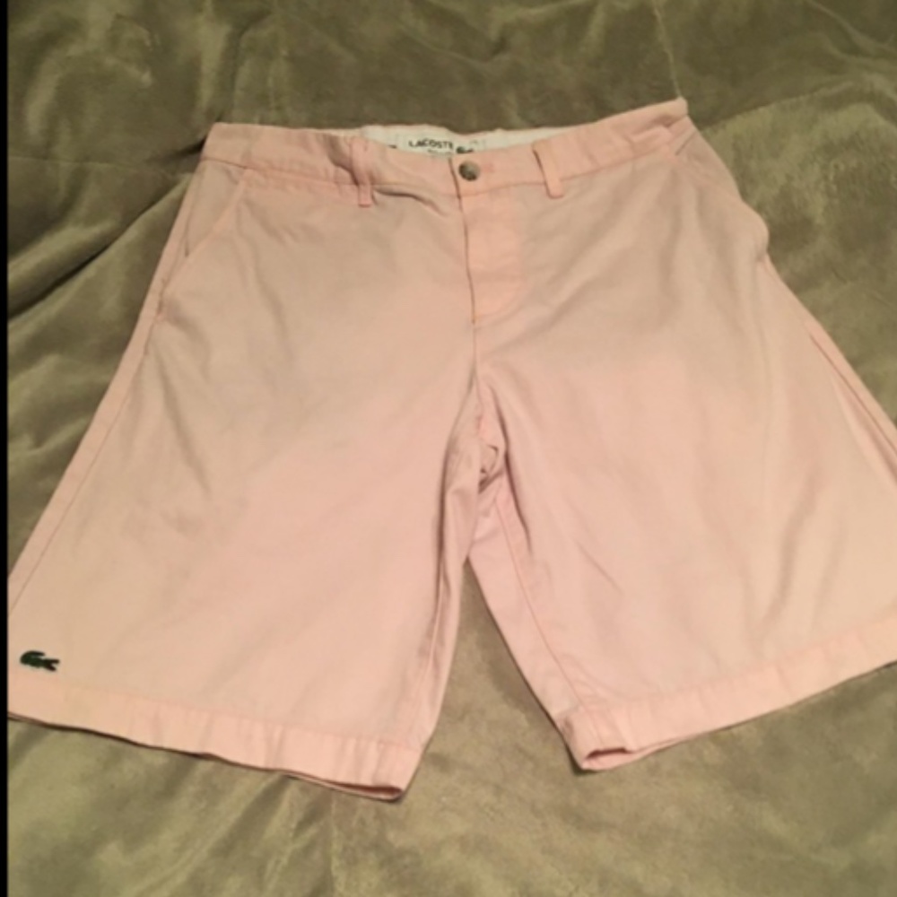 Lacoste Men's 33 Flamingo Pink Shorts